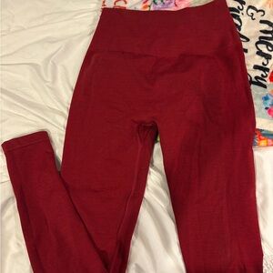 Alphalete red/burgundy Leggings